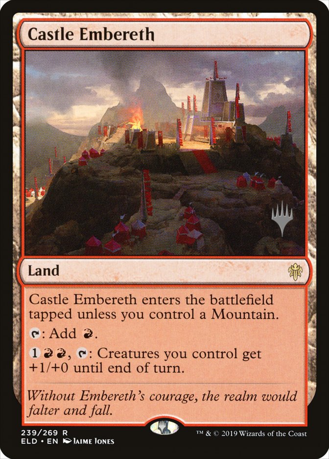 Castle Embereth (Promo Pack) [Throne of Eldraine Promos] Foil
