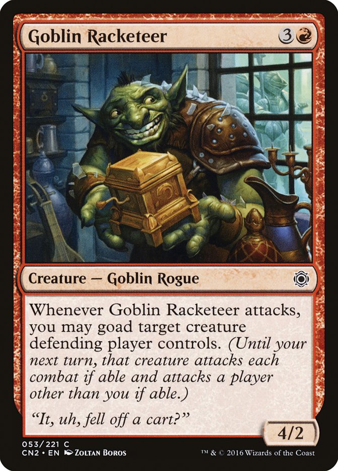 Goblin Racketeer [Conspiracy: Take the Crown] Foil