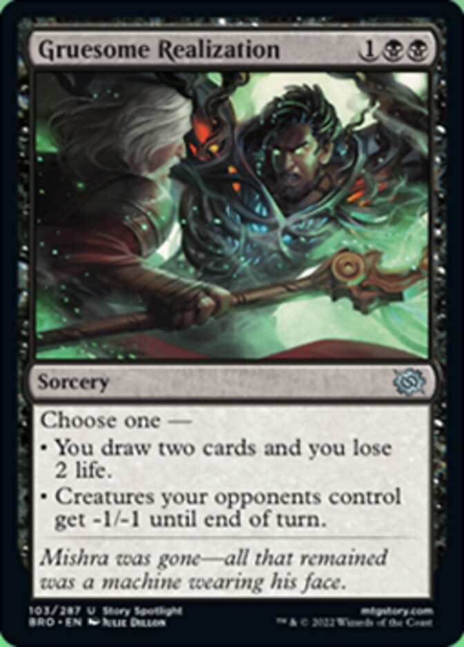 Gruesome Realization [The Brothers' War] Foil