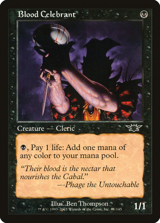 Blood Celebrant [Legions] Foil