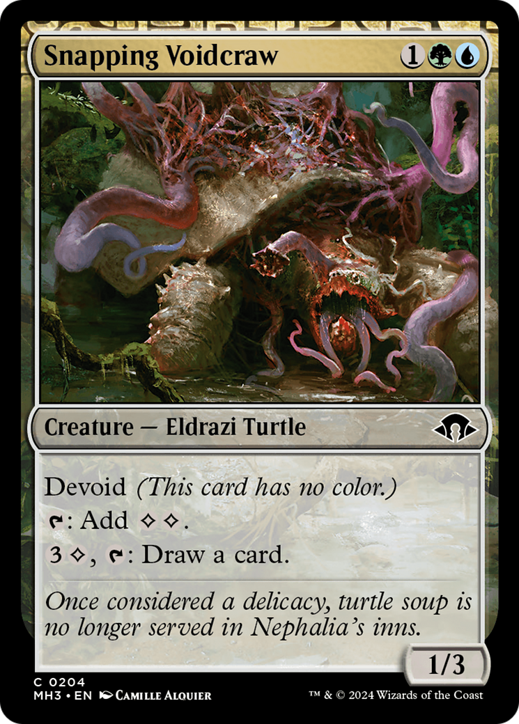 Snapping Voidcraw [Modern Horizons 3] Foil