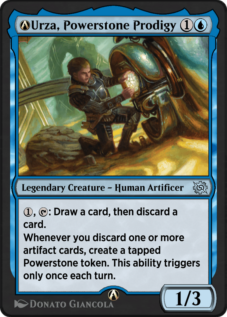 A-Urza, Powerstone Prodigy  [The Brothers' War]