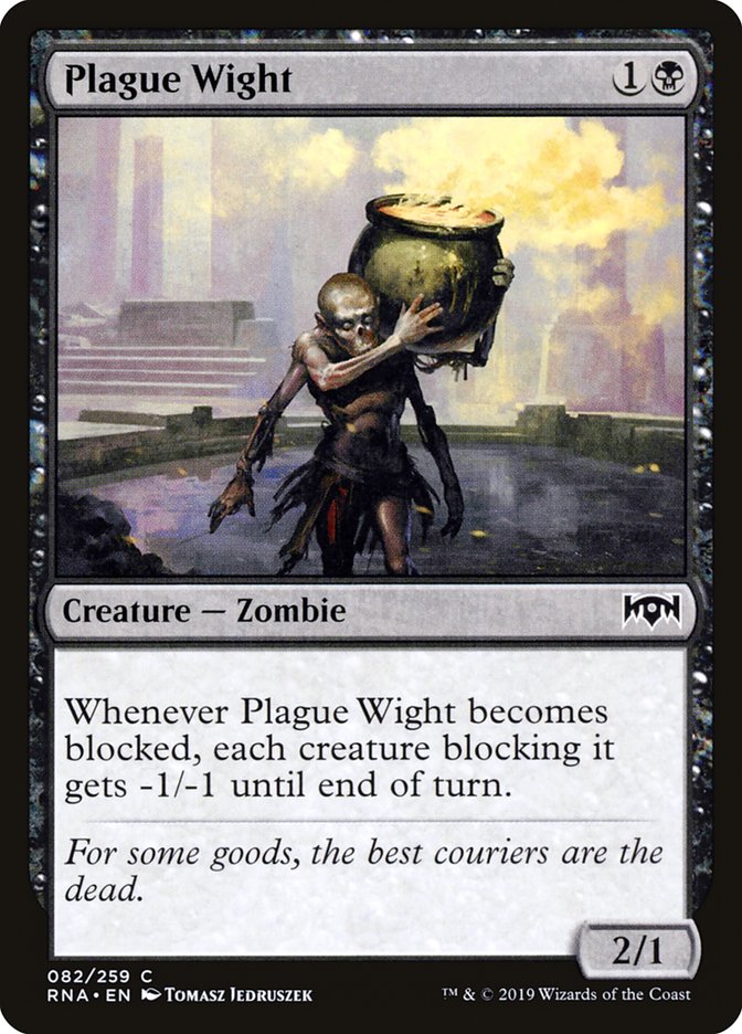 Plague Wight [Ravnica Allegiance] Foil