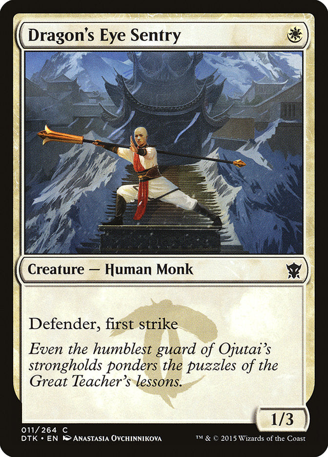 Dragon's Eye Sentry [Dragons of Tarkir] Foil