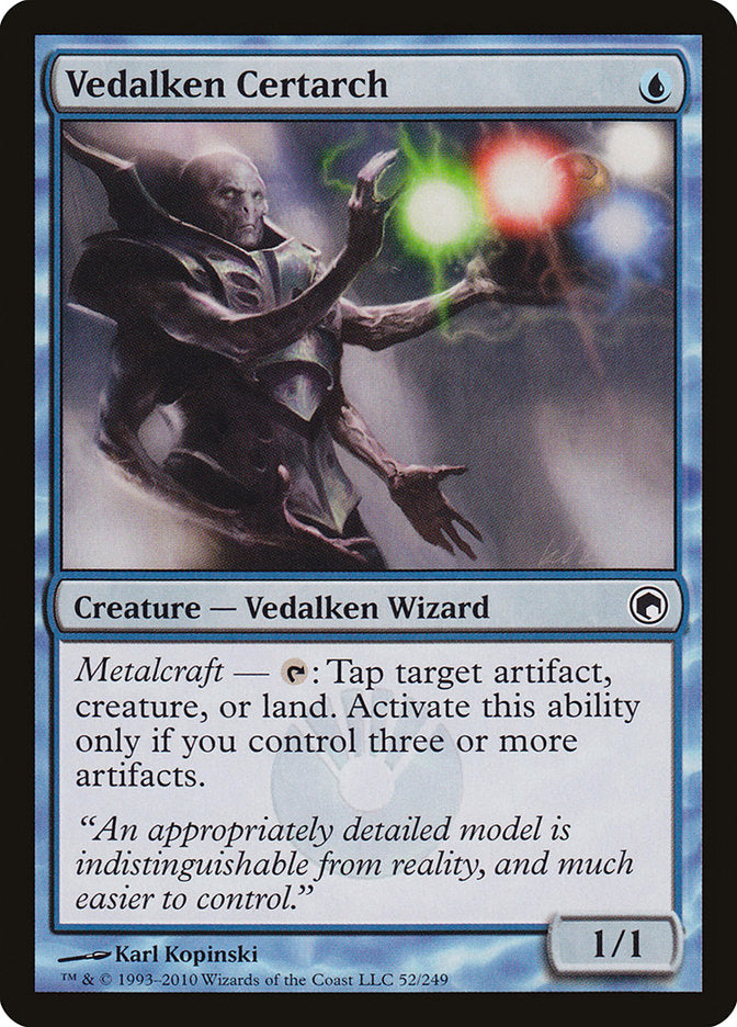 Vedalken Certarch [Scars of Mirrodin] Foil