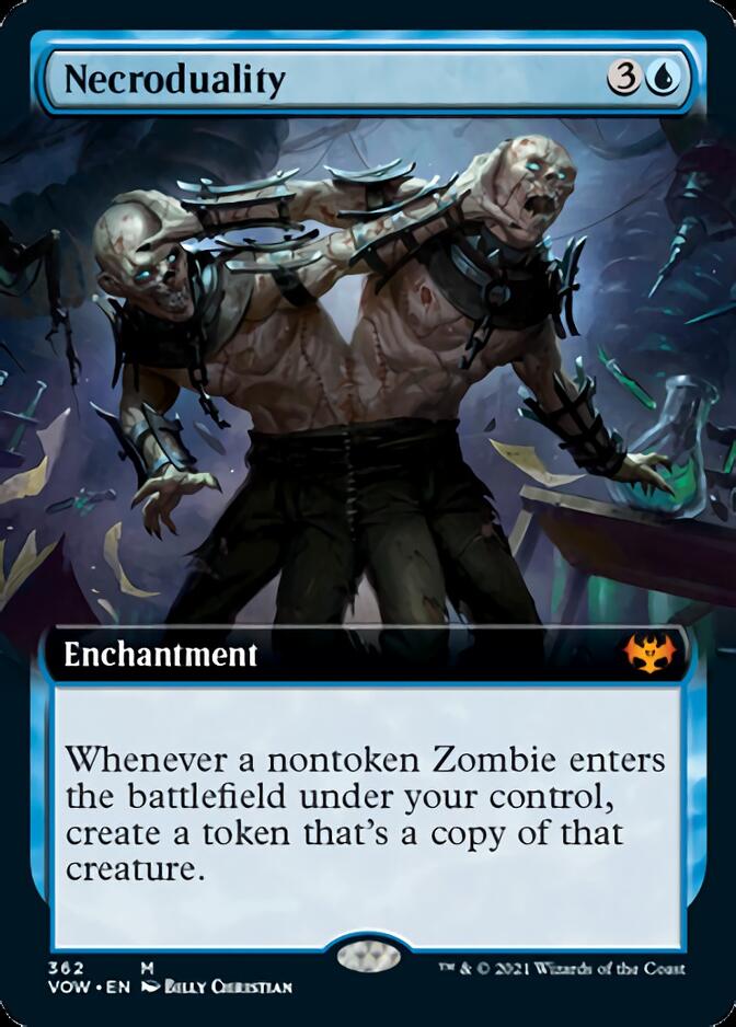 Necroduality (Extended Art) [Innistrad: Crimson Vow] Foil
