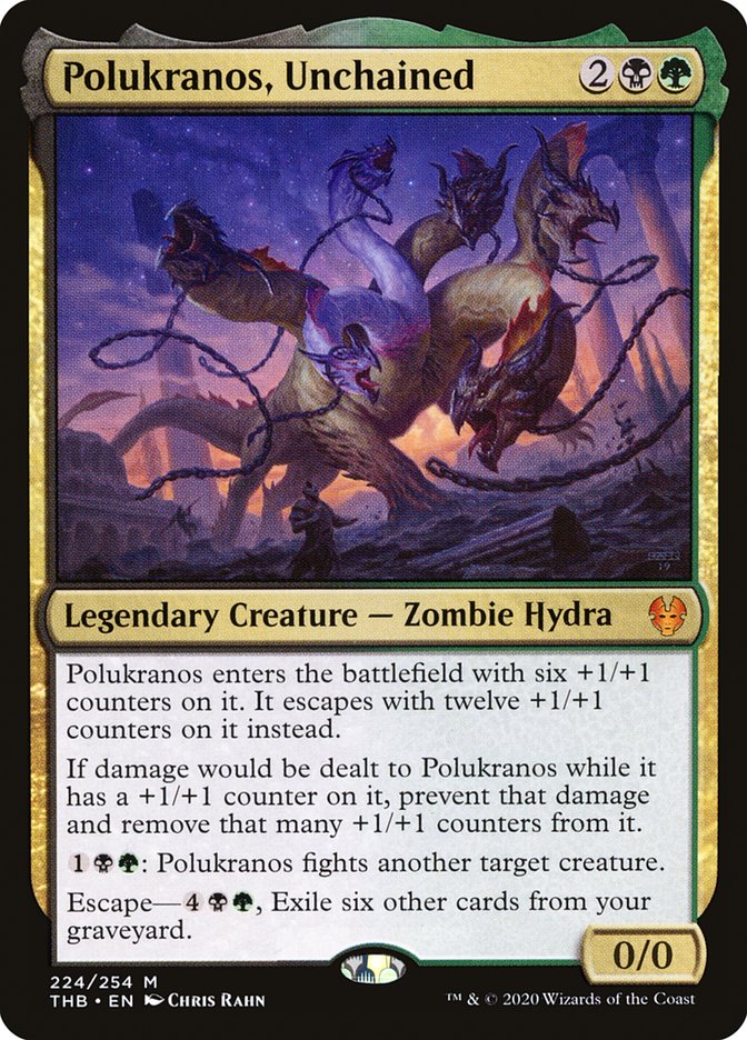 Polukranos, Unchained [Theros Beyond Death] Foil