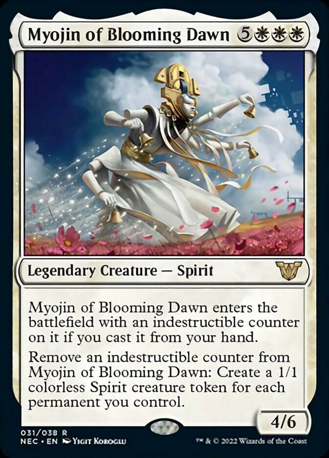 Myojin of Blooming Dawn [Kamigawa: Neon Dynasty Commander] Foil