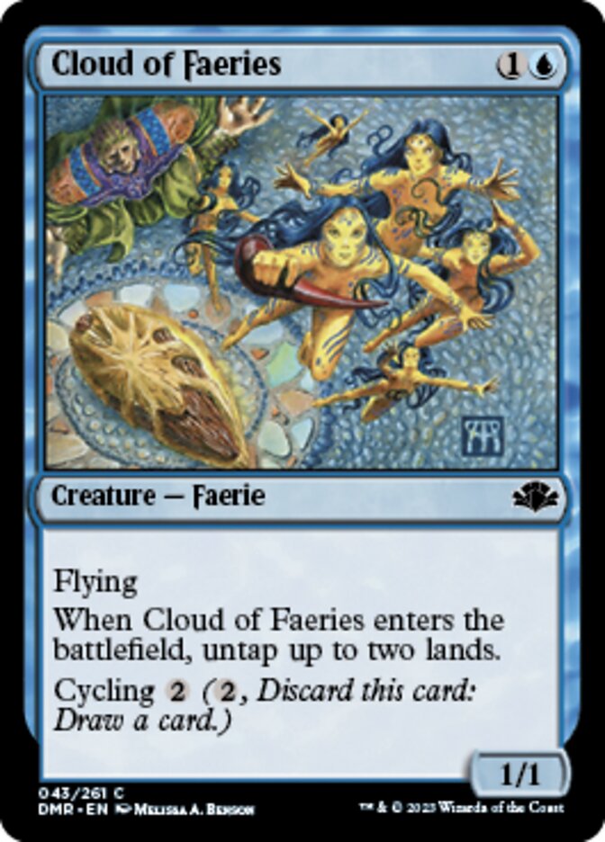 Cloud of Faeries [Dominaria Remastered] Foil