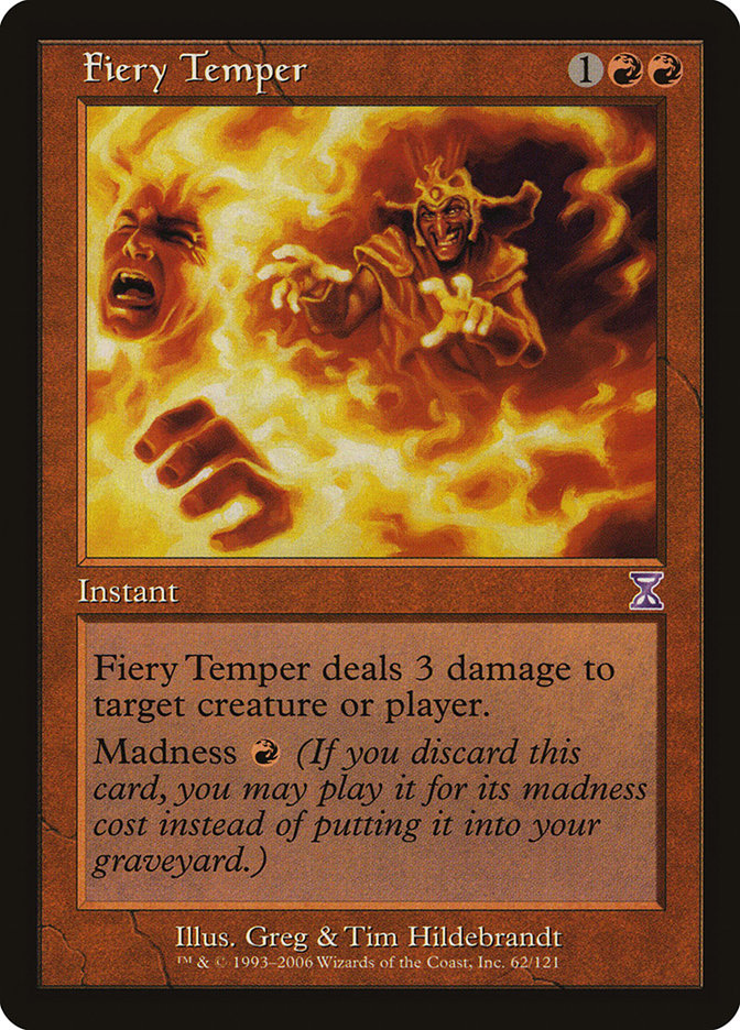 Fiery Temper [Time Spiral Timeshifted] Foil