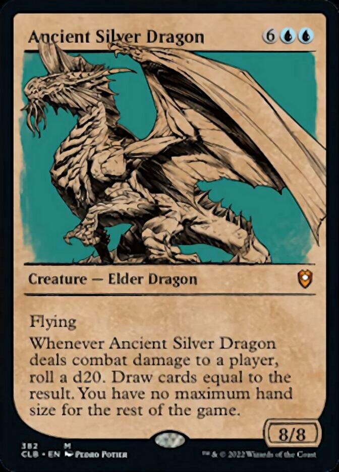 Ancient Silver Dragon (Showcase) [Commander Legends: Battle for Baldur's Gate] Foil