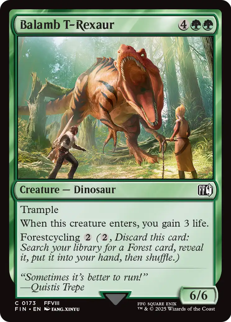 Balamb T-Rexaur [FINAL FANTASY] Foil