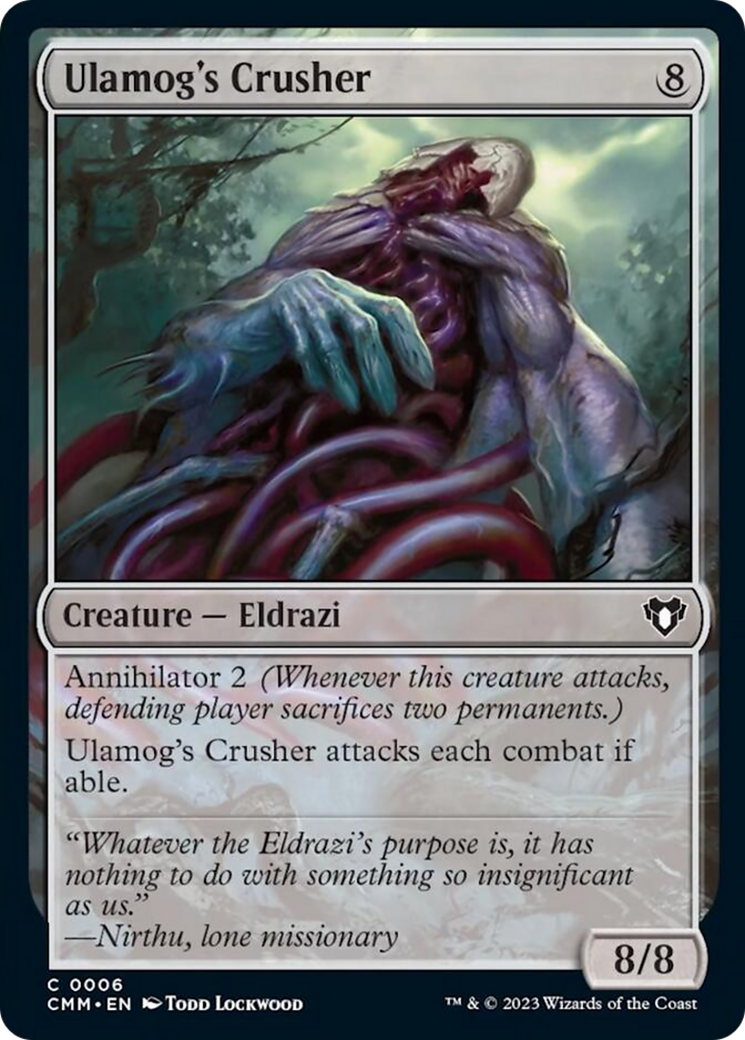 Ulamog's Crusher [Commander Masters] Foil