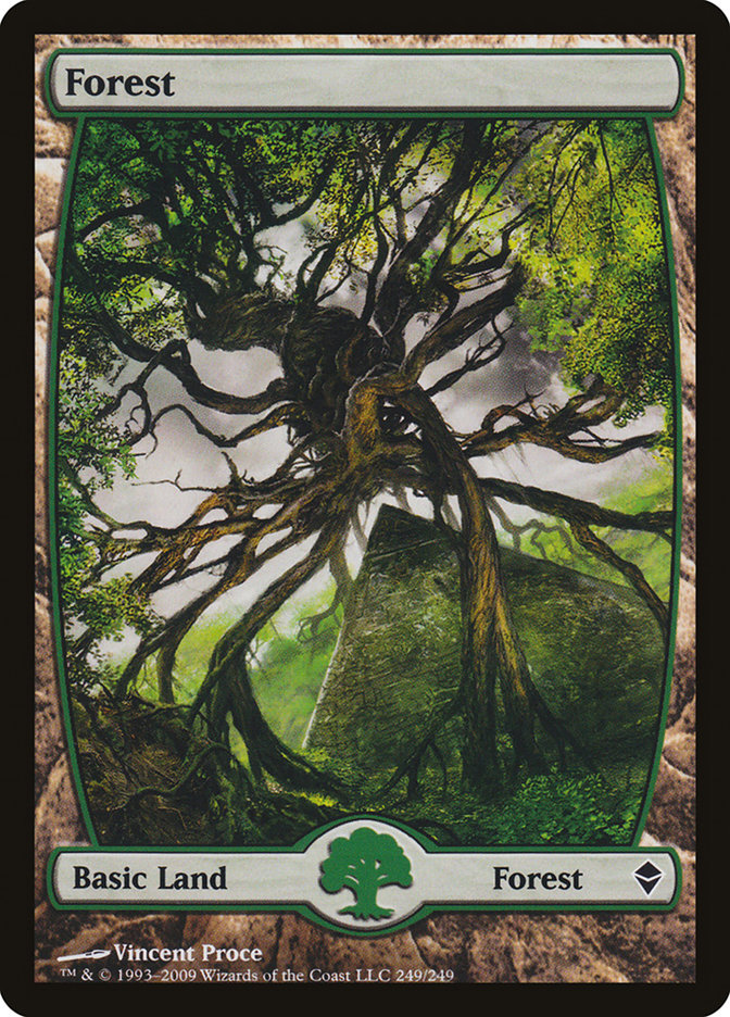 Forest (249) [Zendikar] Foil