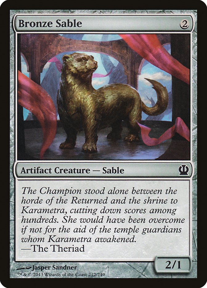 Bronze Sable [Theros] Foil