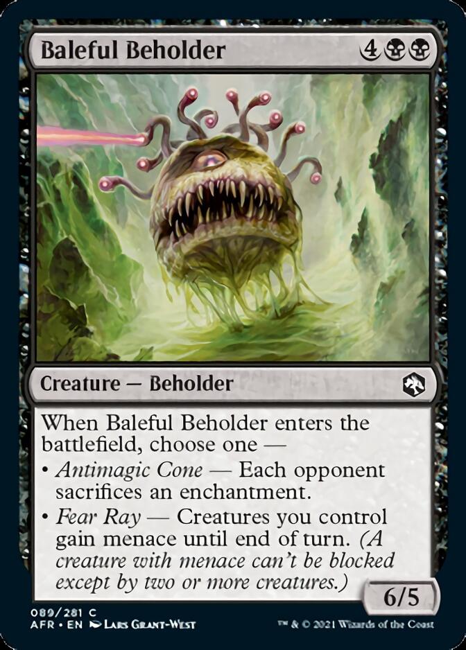Baleful Beholder [Dungeons & Dragons: Adventures in the Forgotten Realms] Foil