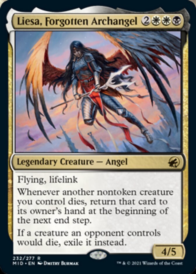 Liesa, Forgotten Archangel [Innistrad: Midnight Hunt] Foil