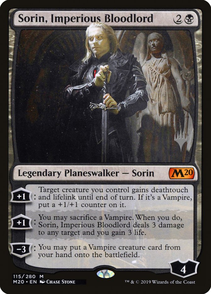 Sorin, Imperious Bloodlord (Promo Pack) [Core Set 2020 Promos] Foil