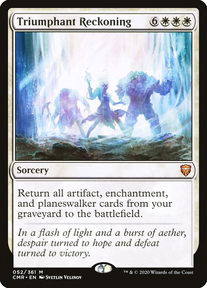 Triumphant Reckoning [Commander Legends] Foil