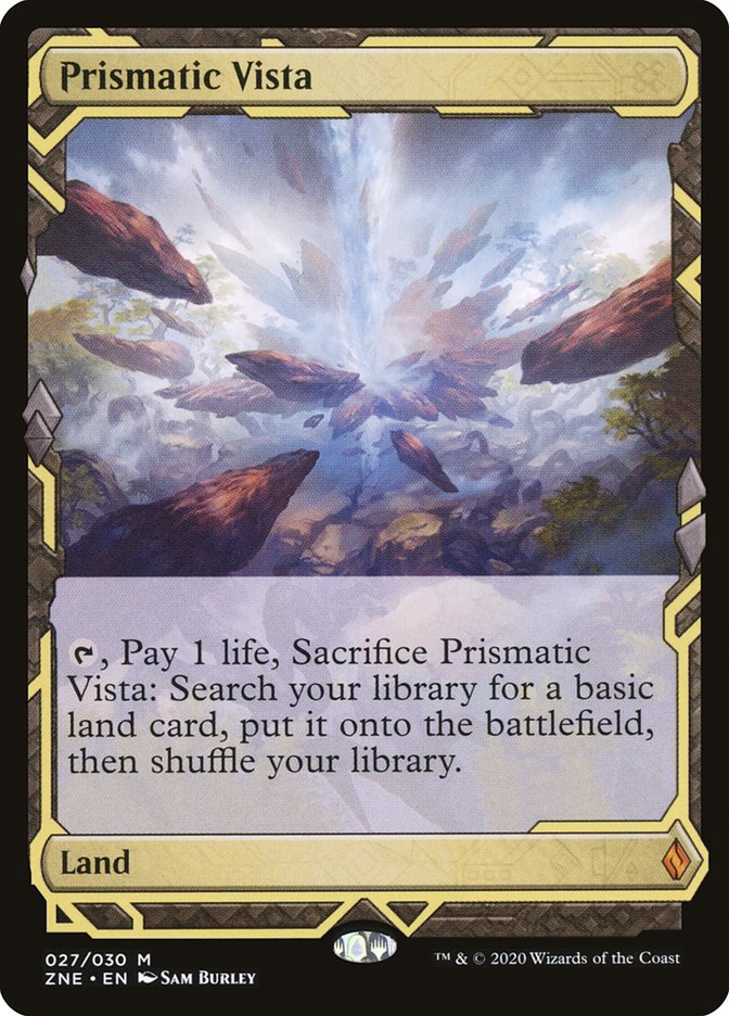 Prismatic Vista (Expeditions) [Zendikar Rising Expeditions] Foil