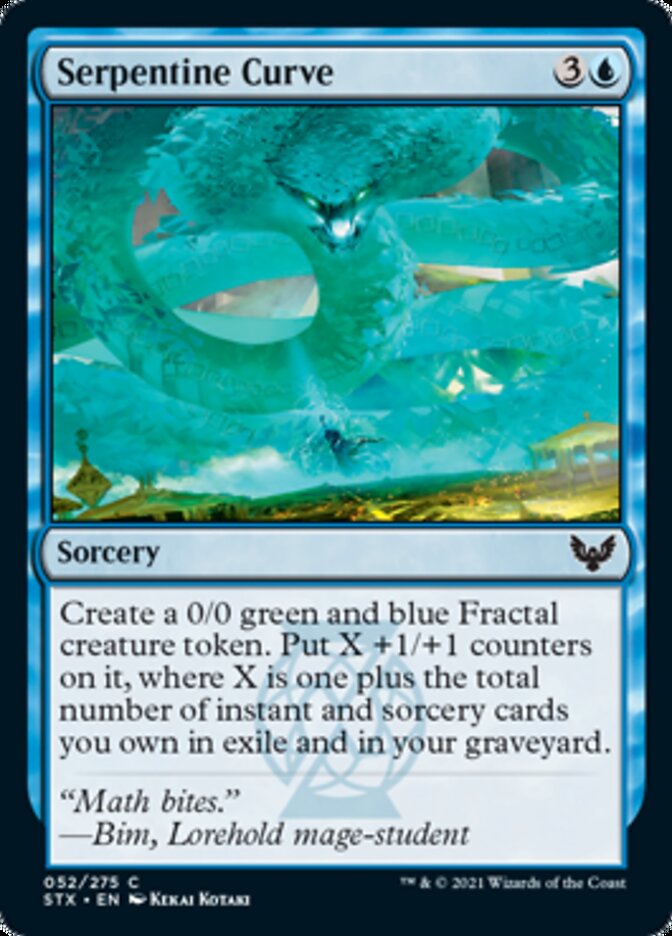 Serpentine Curve [Strixhaven: School of Mages] Foil