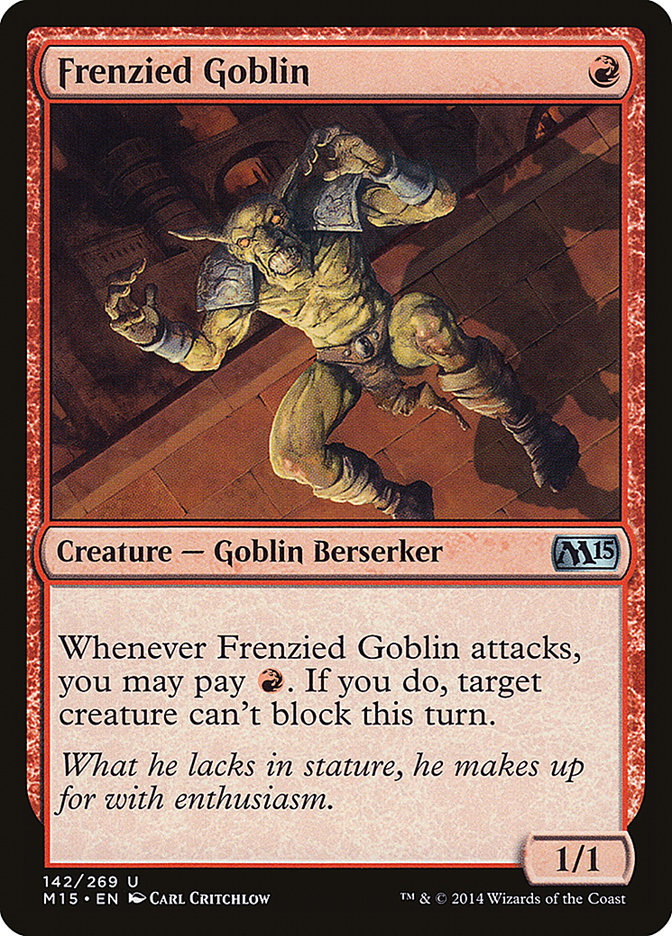 Frenzied Goblin [Magic 2015] Foil