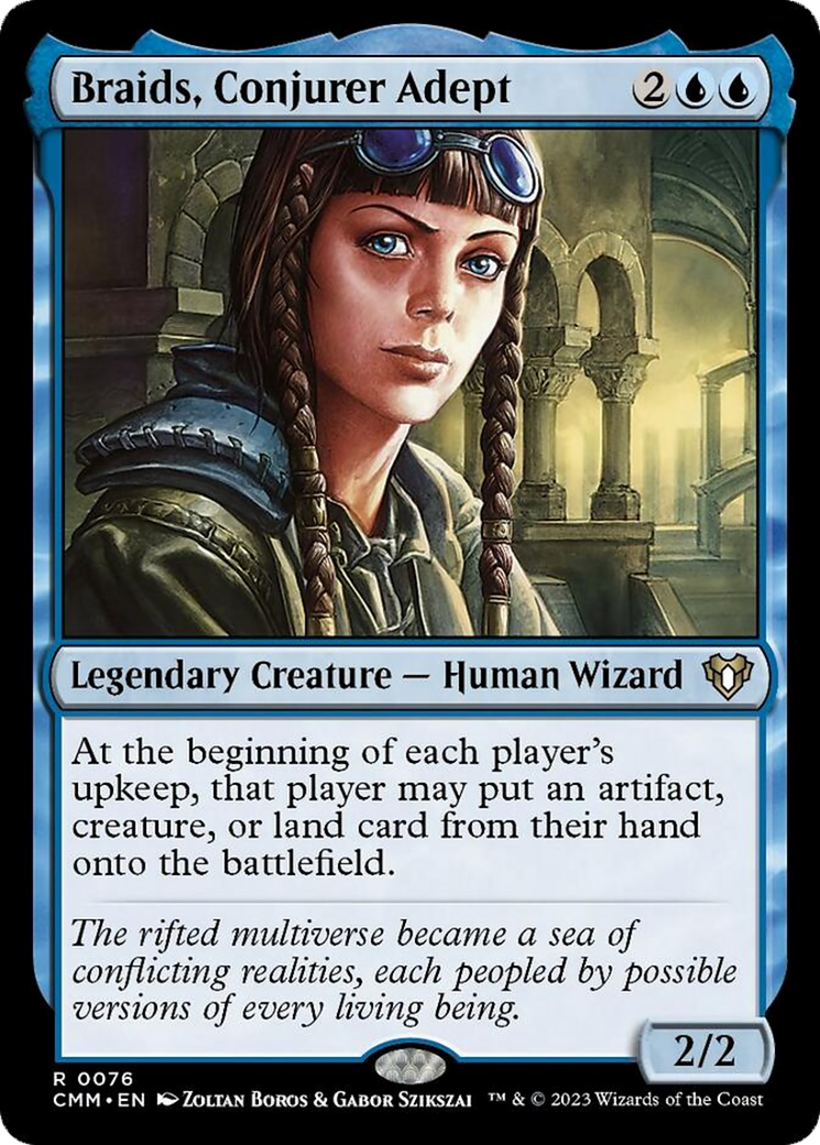 Braids, Conjurer Adept [Commander Masters] Foil