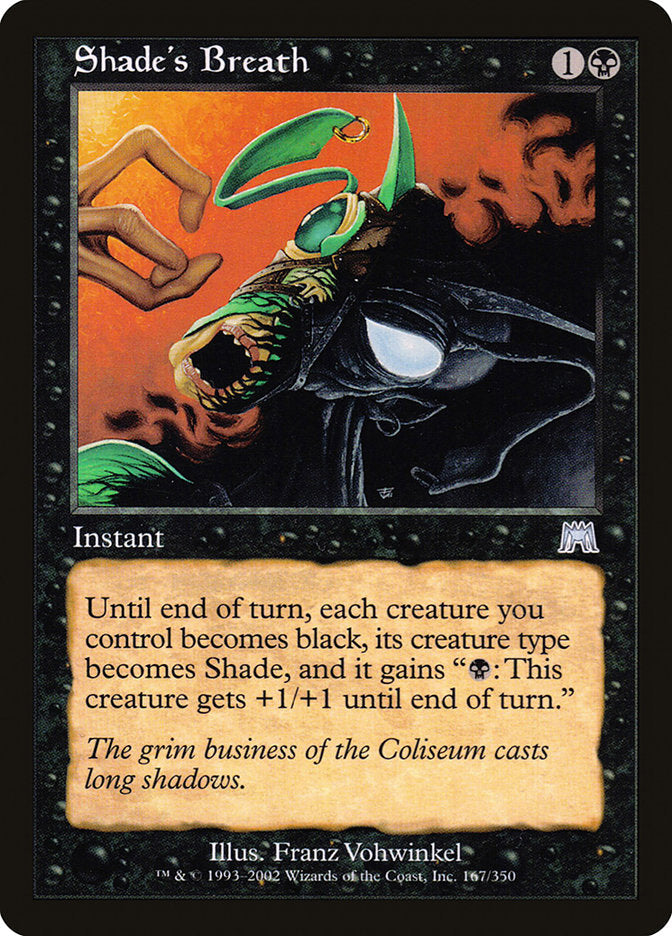 Shade's Breath [Onslaught] Foil