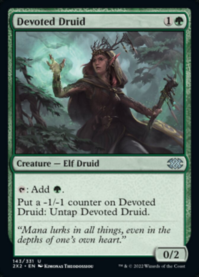 Devoted Druid [Double Masters 2022] Foil