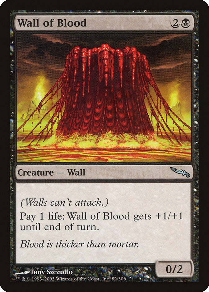 Wall of Blood [Mirrodin] Foil