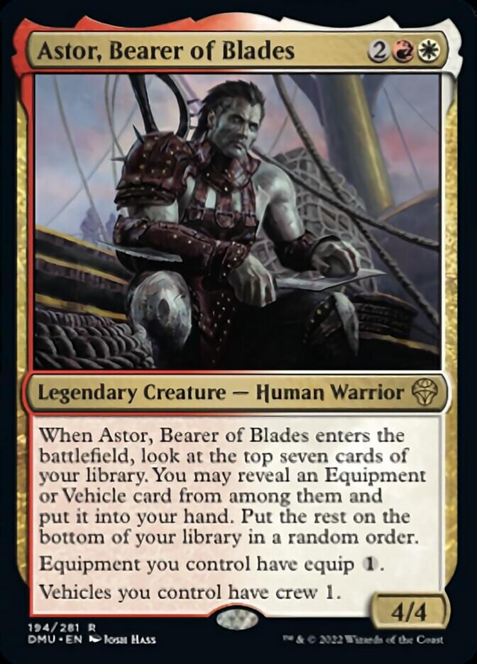 Astor, Bearer of Blades [Dominaria United] Foil