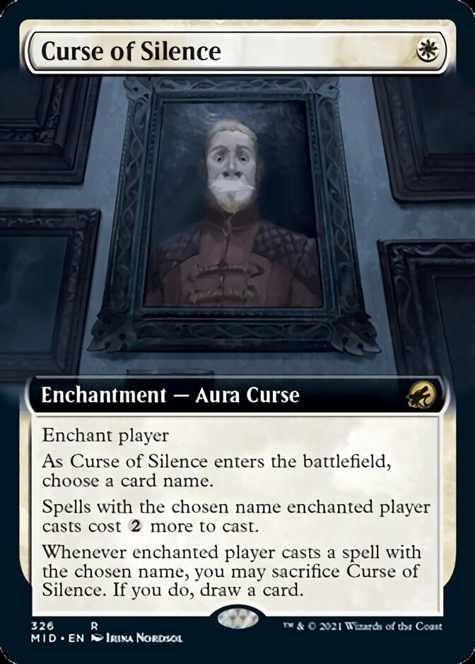 Curse of Silence (Extended Art) [Innistrad: Midnight Hunt] Foil