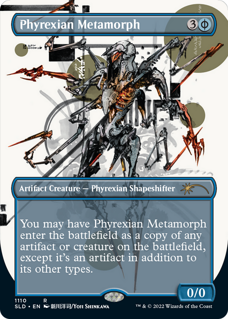 Phyrexian Metamorph (Borderless) [Secret Lair Drop Series] Foil