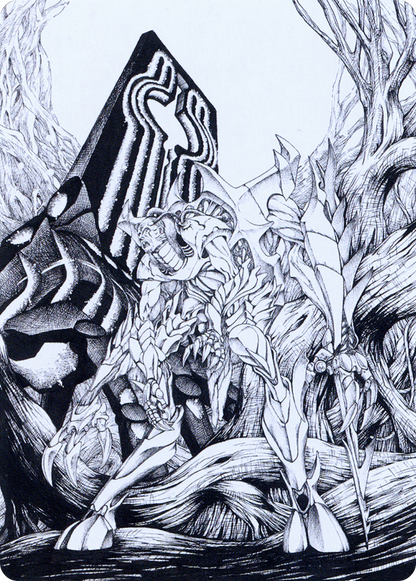 Lukka, Bound to Ruin // Lukka, Bound to Ruin  [Phyrexia: All Will Be One Art Series] (Borderless)