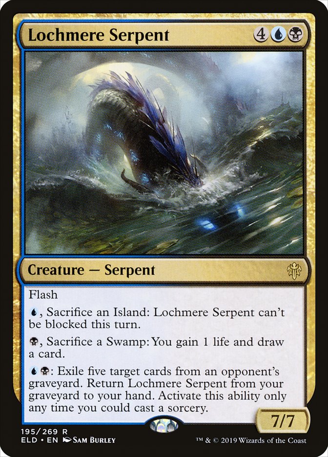 Lochmere Serpent [Throne of Eldraine] Foil