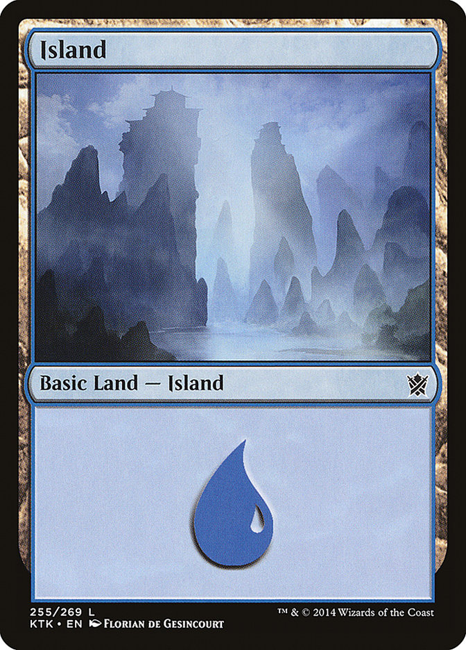 Island (255) [Khans of Tarkir] Foil