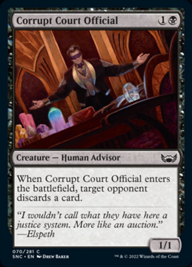 Corrupt Court Official [Streets of New Capenna] Foil