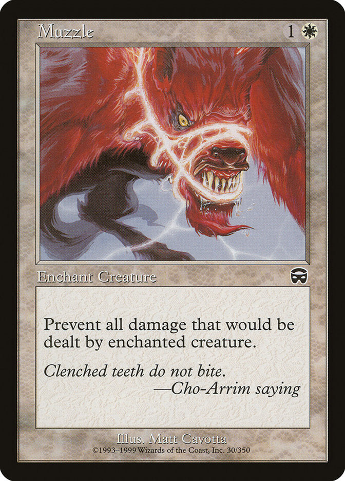 Muzzle [Mercadian Masques] Foil