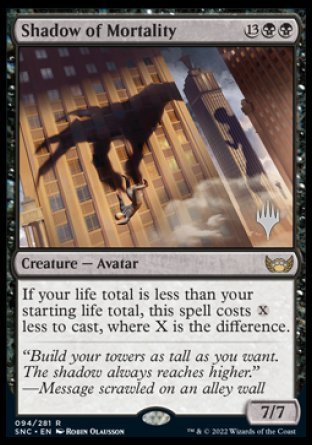 Shadow of Mortality (Promo Pack) [Streets of New Capenna Promos] Foil