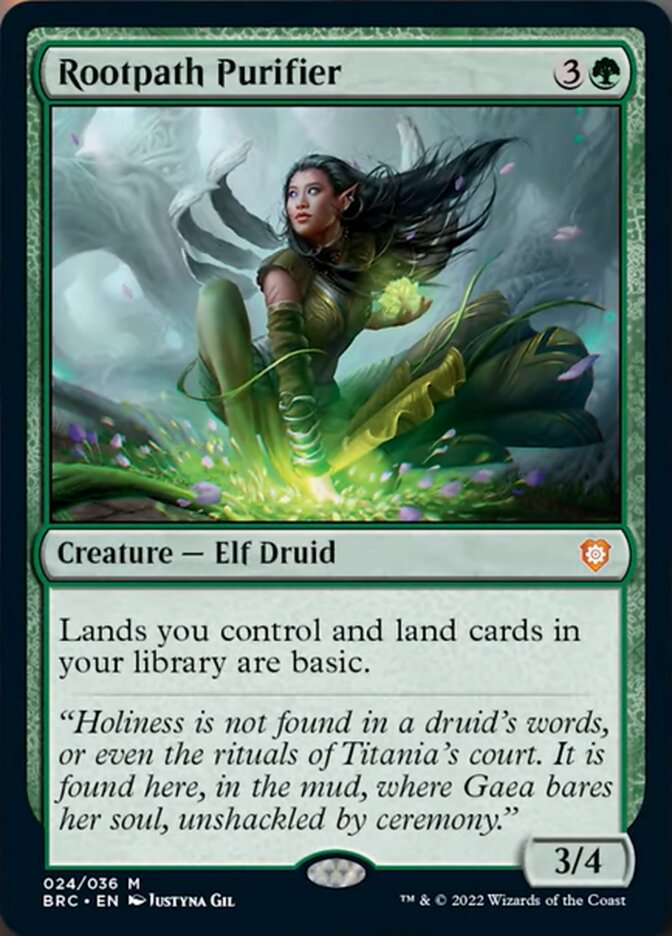 Rootpath Purifier [The Brothers' War Commander] Foil