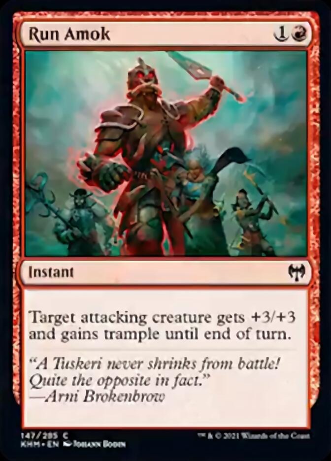 Run Amok [Kaldheim] Foil