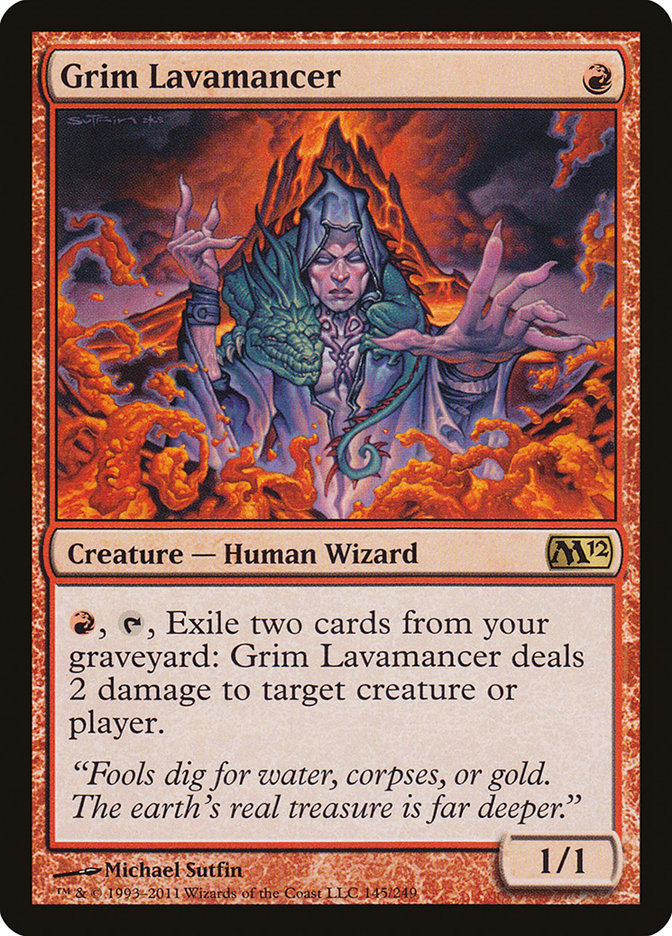 Grim Lavamancer [Magic 2012] Foil