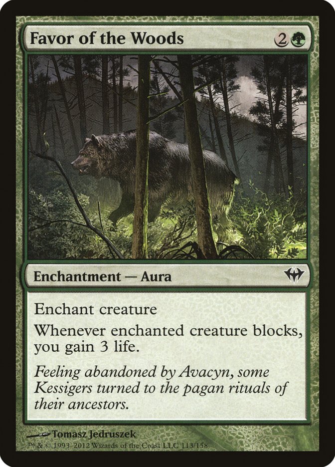 Favor of the Woods [Dark Ascension] Foil