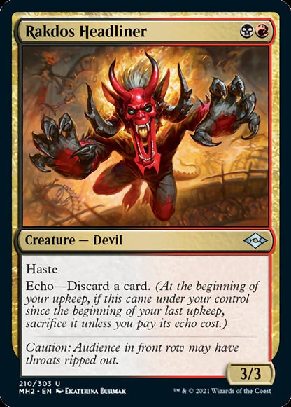 Rakdos Headliner [Modern Horizons 2] Foil