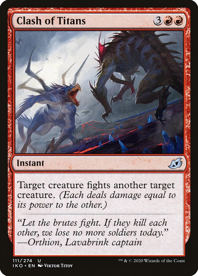 Clash of Titans [Ikoria: Lair of Behemoths] Foil
