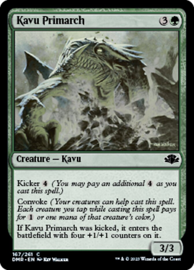 Kavu Primarch [Dominaria Remastered] Foil