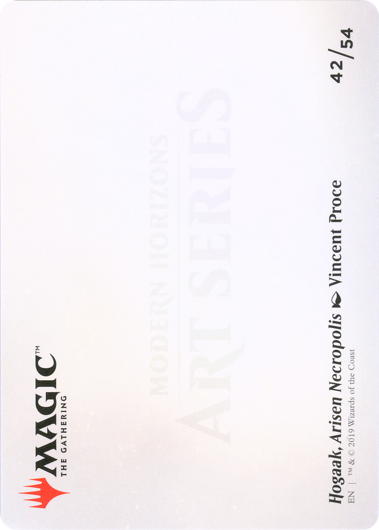 Hogaak, Arisen Necropolis // Hogaak, Arisen Necropolis  [Modern Horizons Art Series] (Borderless)