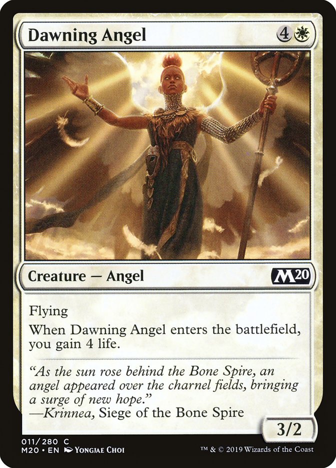 Dawning Angel [Core Set 2020] Foil