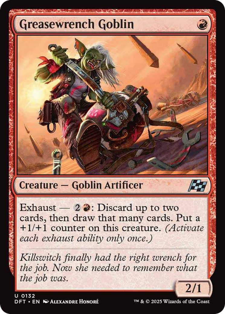 Greasewrench Goblin [Aetherdrift] Foil