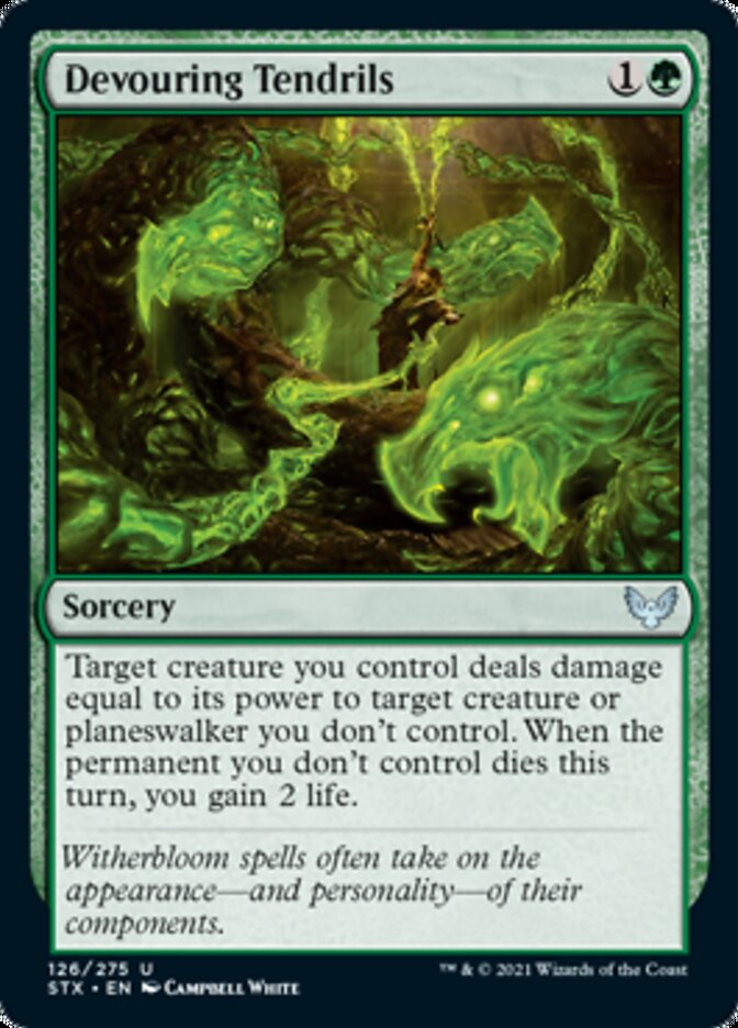 Devouring Tendrils [Strixhaven: School of Mages] Foil